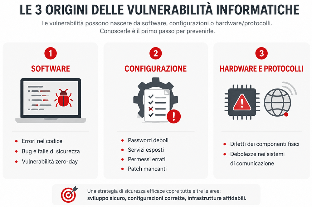 origini vulnerabilita informatiche