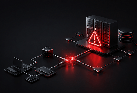 Un sito web in down e l'interruzione dei servizi online