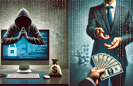 cyber fraud and traditional fraud