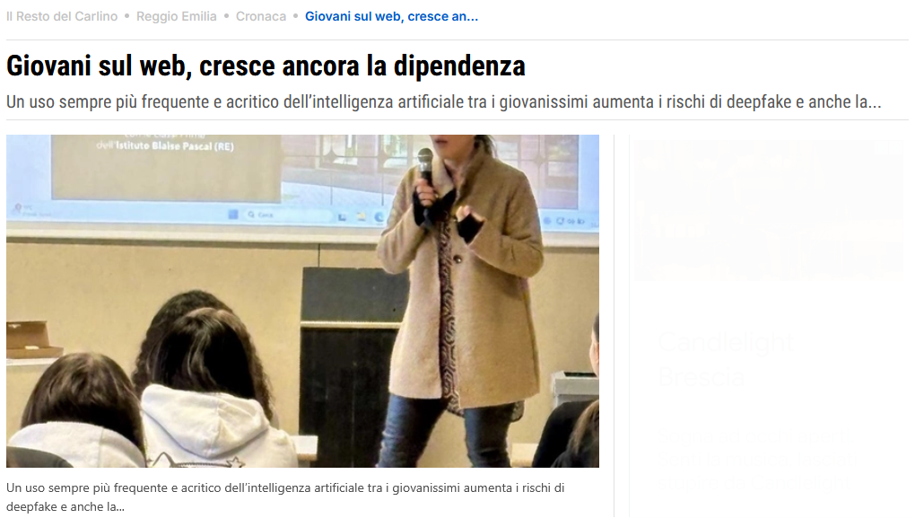 Giovani sul web cresce ancora la dipendenza