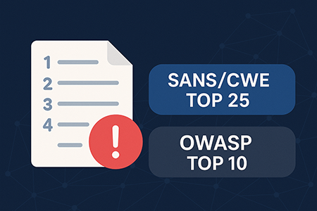 confronto sans cwe top 25 owasp top 10