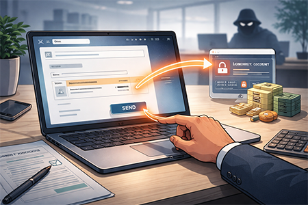 business email compromise invio bonifico image