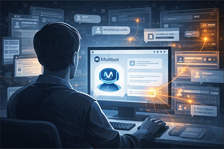 falso agente ia moltbot malware image