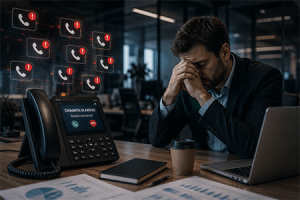 Sicurezza centralino aziendale a rischio: chiamate spam continue come sintomo di un possibile attacco al sistema telefonico