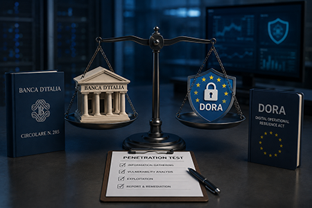 Confronto tra Pentest Banca d’Italia Circolare 285 e normativa DORA