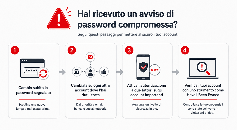 password compromessa cosa fare