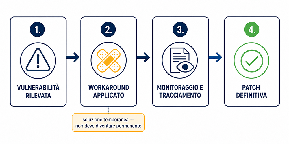 workaround vs patch ciclo gestione