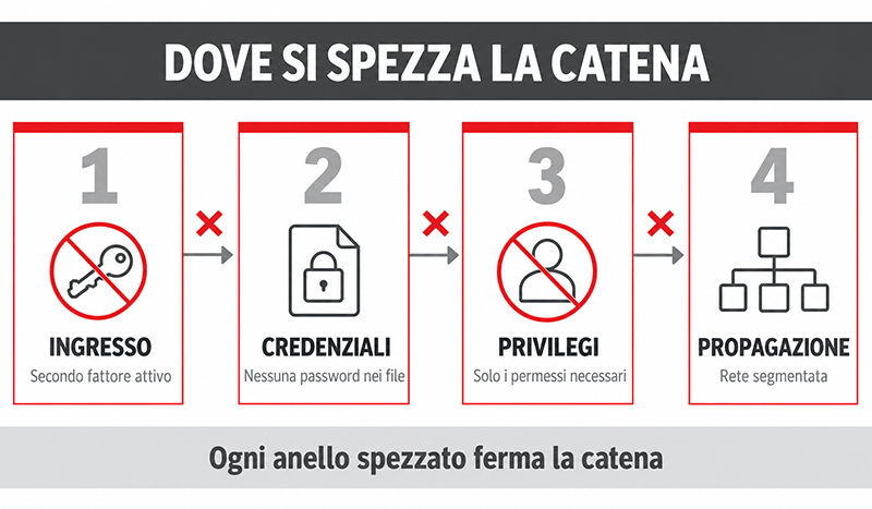 privilege escalation catena difese